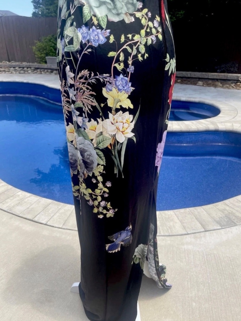 Alice + Olivia Fifi Maxi Dress In Venus Floral Sz 8 NWT $550 - Picture 12 of 13